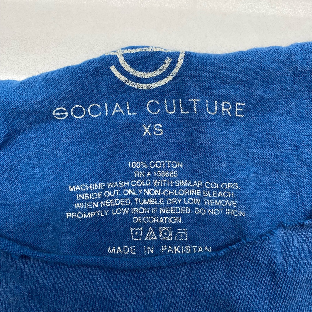 Social Culture Blue Yosemite Kids Tee - Picture 3 of 3